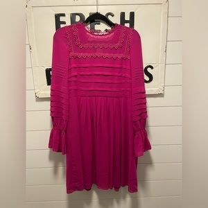 Ted Baker Ruffle volume sleeve dress. Ted Baker size 3 (US 8)